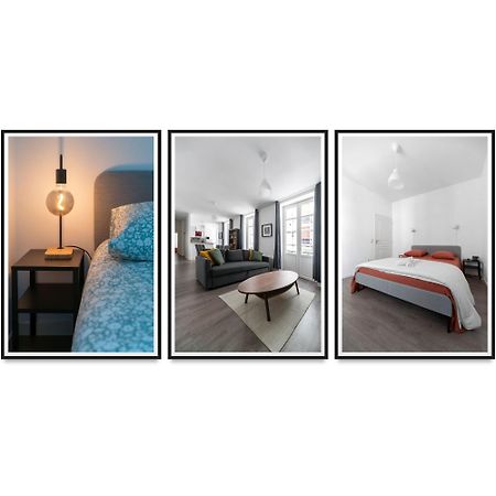 Le Brit - Grand Appartement Design, 3 Chambres, Centre Ville Vichy Bagian luar foto